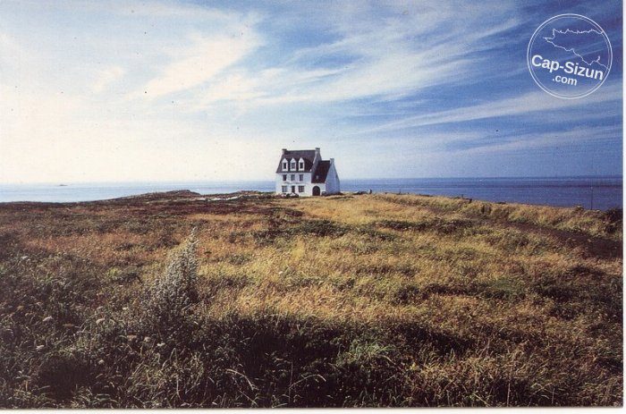 Carte postale ancienne de l'hôtel de l'Iroise, à la Pointe du Raz.